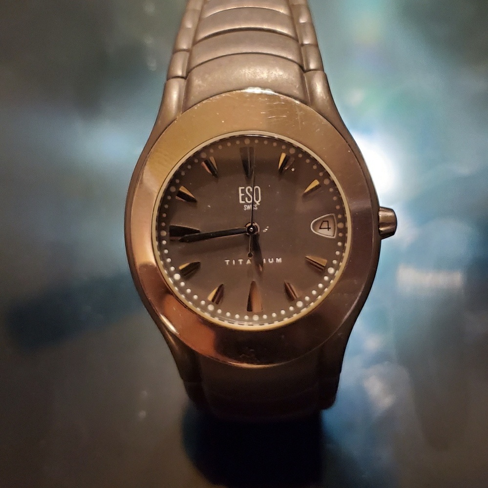 Esq unisex watch. Titanium